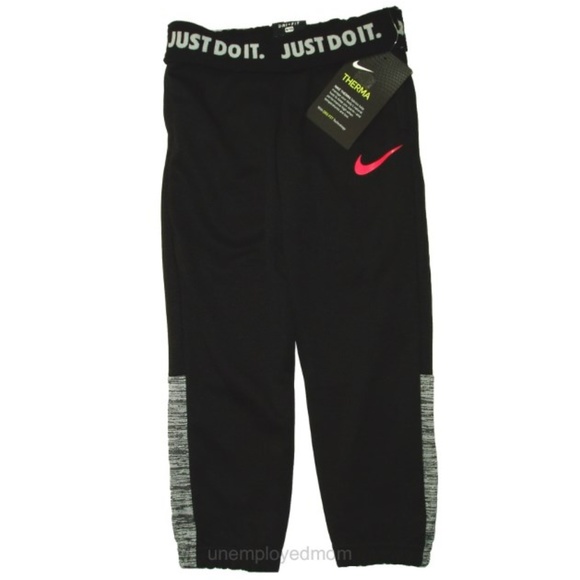 Girls Nike Therma Pants Sports Athletic Warm - Picture 6 of 8